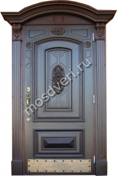 Металлическая дверь с отделкой филенчатым МДФ F-99 - купить от производителя Мосдвери Металлическая дверь с отделкой филенчатым МДФ F-99